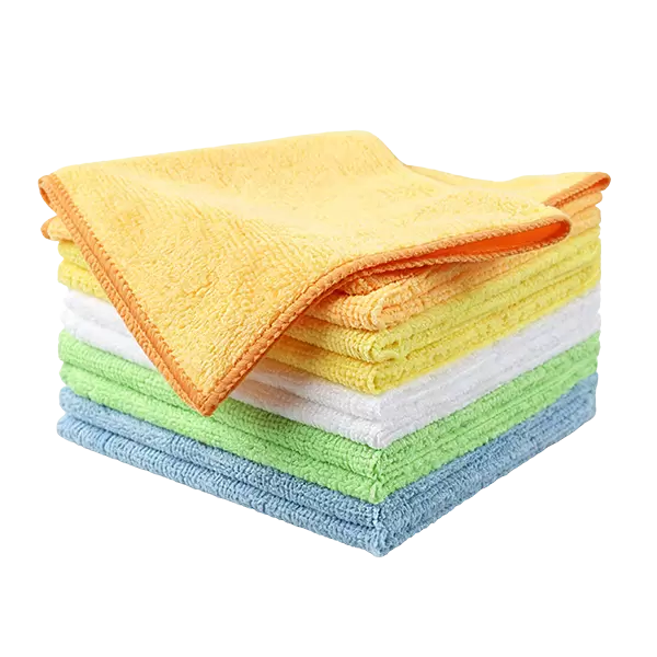 Microfiber Cleaning Cloths 12x12 Terry Towels Ultra Absorbent 12 Pack